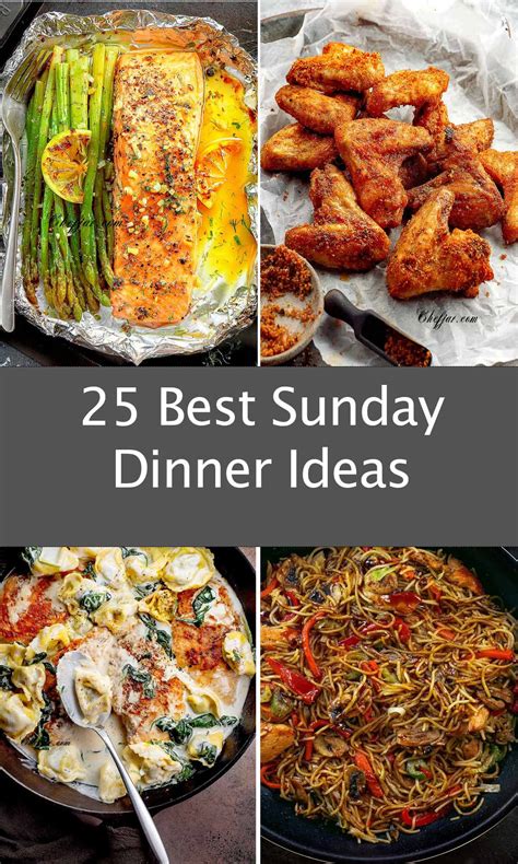 Different Ideas For Sunday Dinner at Judith Poche blog