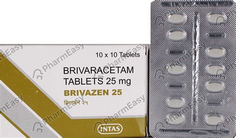 Brivazen 25 MG Tablet (10): Uses, Side Effects, Price & Dosage | PharmEasy