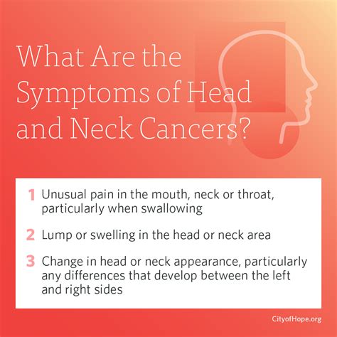 Neck Cancer Symptoms