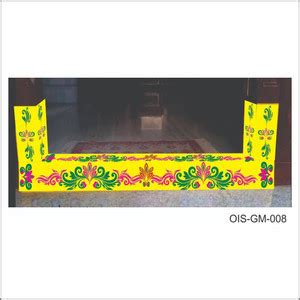 OISPL 30 inch Gadapa Muggulu Sticker Self Adhesive Sticker Price in ...