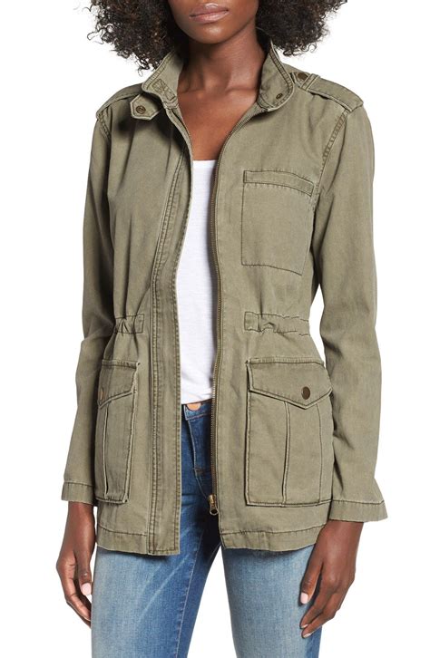 Green canvas jacket women's online