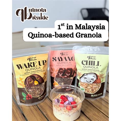 QB Quinoa Breakie | Quinoa-based Granola | Kopi Wake Up | Cocoa Sayang ...