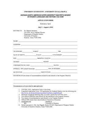 Fillable Online uh Application Form-SalamancaGraduate2012.pdf ...