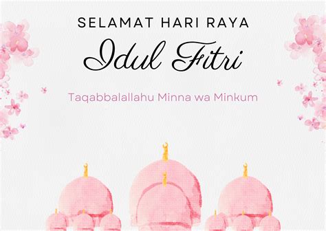 Kumpulan Kartu Ucapan Idul Fitri Taqabbalallahu Minna Wa Minkum ...
