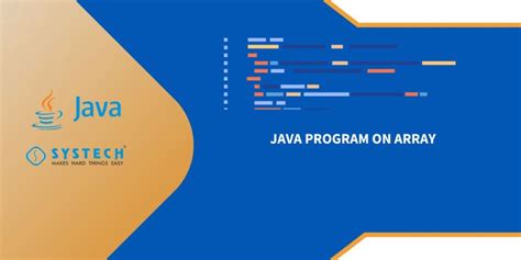 Image result for Array Program Java