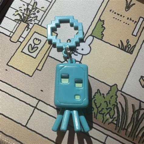 Image result for Minecraft Squid Keychain