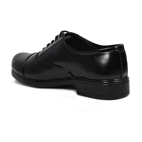 Milan Oxford Uniform Shoes OX-01 | Leather Formal Office Shoes ...