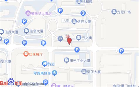 中国工商银行(湖里支行)平面地图-厦门金融服务-厦门地图
