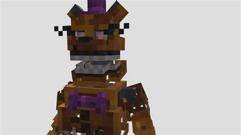 F-NaF Minecraft Mod 3D Player Models 的图像结果