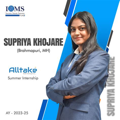 Internships - ISMS PUNE - ISMS PUNE