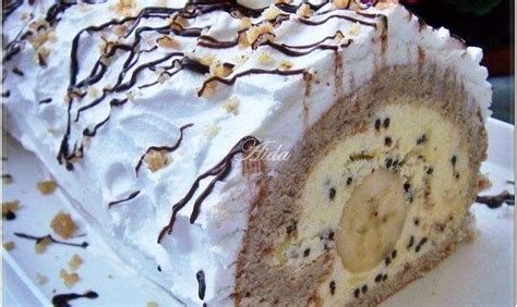 NOVI BANANA SPLIT ROLAT…KOLAČ KOJI PODSEĆA NA SLADOLED – Recepti i zdravlje