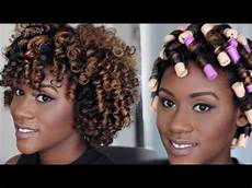 Rod Curl Hairstyles by Perm Rod Set Tutorial For Hair Iknowlee Rod Curl Hairstyles