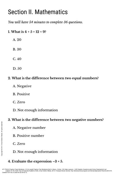 SOLUTION: Ati teas 6 practice tests workbook 6 full length p pg 538 608 ...
