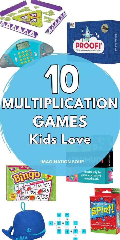 10 Greatest Multiplication Games for Kids - Imagination Soup