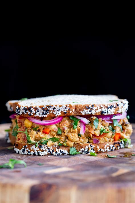 Curried Chickpea Salad Sandwich - Vegan Richa
