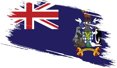 Free south georgia and the south sandwich islands flag with grunge ...