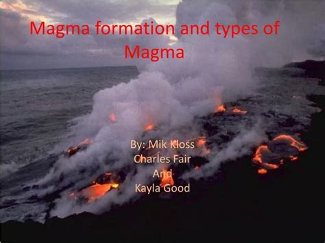 Image result for Magma Formation Process