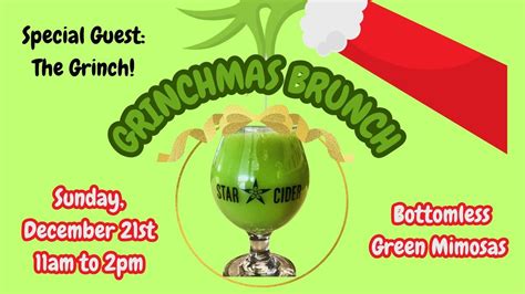 Grinchmas Brunch!, Star Cider, Canandaigua, 21 December 2025 | AllEvents
