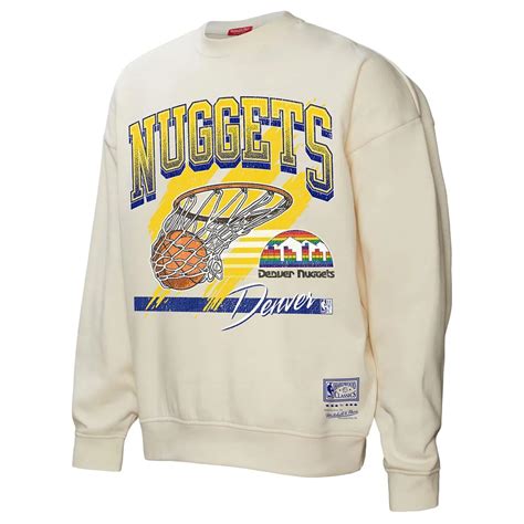 Mitchell & Ness NBA Denver Nuggets Brush Bucket Pullover Sweatshirt | Belk