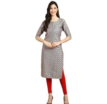 Buy RaFaKHa Bandhani Printed Joyful Colors Trendy Kurti for Daily ...