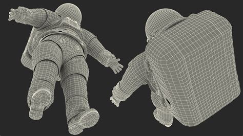 Astronaut Wearing xEMU Spacesuit 3D | 3D Molier International