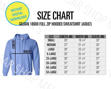 Youth Medium Sweatshirt Size Chart at Ethel Taylor blog