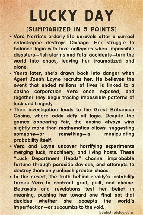 Lucky Day by Chuck Tingle Summary, Characters and Themes