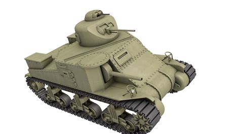 M3 Lee Tank 3D Model - TurboSquid 2392607