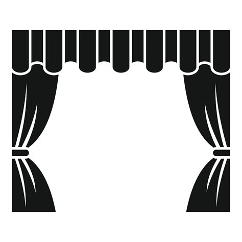 Curtain Clipart Black And White - Infoupdate.org
