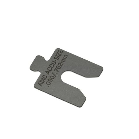 304 Stainless Steel Precut Slotted Shims — American Metals Company ...