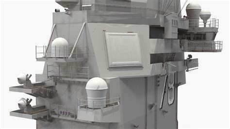 USS Gerald Ford Aircraft Carrier Bridge 3D model | 3D Molier International