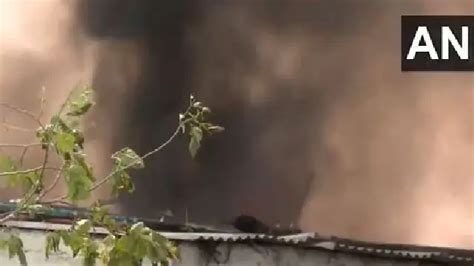 Indore Fire accident at scrap godown in Banganga area