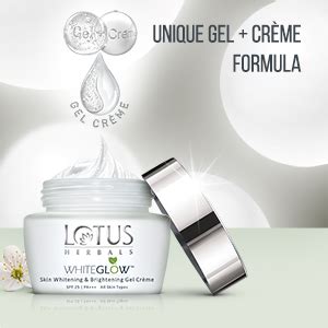 Buy Lotus Herbals WhiteGlow Skin Whitening And Brightening Gel Face ...