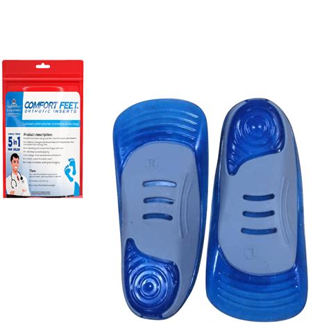 Dr A-Z Gel Insoles Custom Fit Orthotic Inserts, Arch Feet Relief CF 340, Mapping Plantar ...