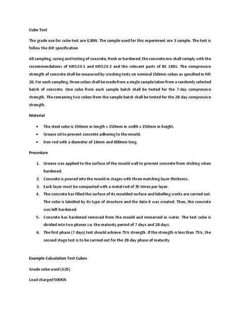 Image result for Cube Test Process