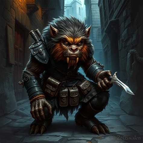 Unleash the Bugbear Rogue: A Fantasy Adventure Awaits