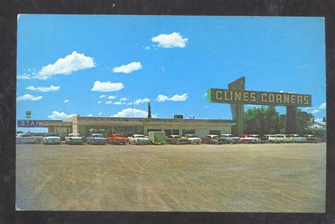 Route 66 Clines Corners New Mexico NM GAS Station OLD Cars Vintage ...