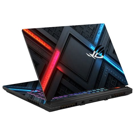 Shop Red and Blue Panel Intersection Laptop Skin for Asus | Buy Online ...
