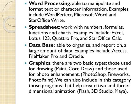 Image result for Computer Application Types