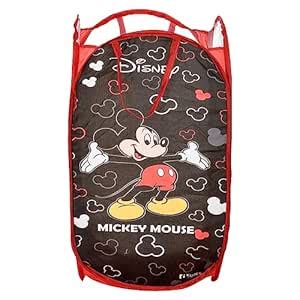 Kuber Industries Disney Mickey Mouse Laundry Basket | Net Foldable ...