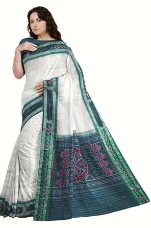 Buy COTTON SILK & KHANDUAPATA Odisha Sambalpuri Handloom Ikat Women's ...