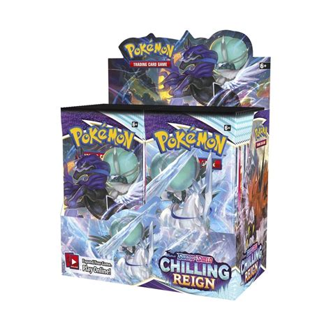 Pokémon TCG: Sword & Shield-Chilling Reign Booster Display Box (36 ...