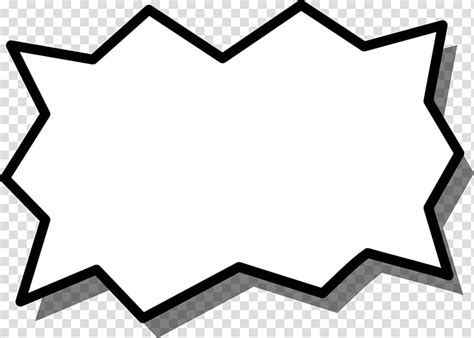 Speech balloon Comics Template , COMIC BUBBLE transparent background ...