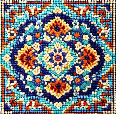 Persian Tile Crochet Tutorial 的图像结果