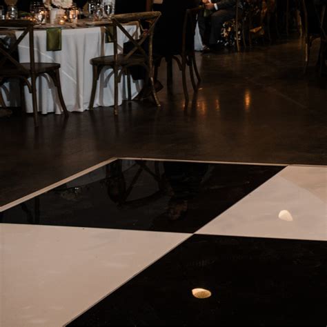 Black And White Dance Floor Dance Floors : Black & White Indoor