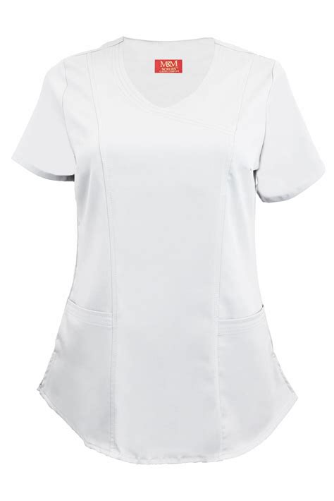 Natural Uniforms Women's Ultra Soft Stretch Mock Wrap Scrub Top 82011 ...