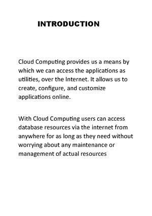 Cloud Computing Digital Notes - CLOUD COMPUTING B. TECH IV YEAR – I SEM ...