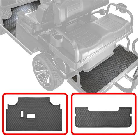 Evolution Golf Cart Floor Mat & Rear Mat Bundle | Xtreme Mats
