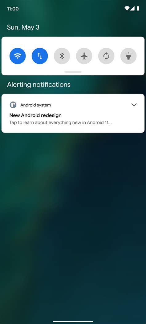 Image result for Android 12 Notification Panel