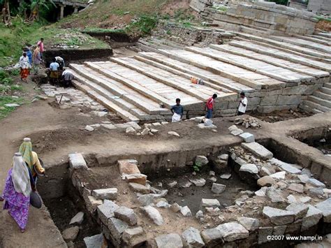 Excavation at Hampi